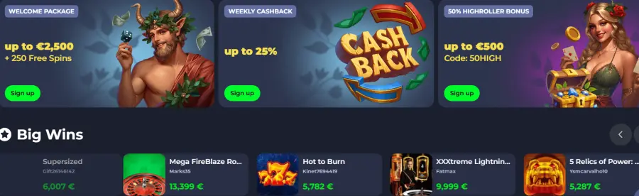 River spin bonus